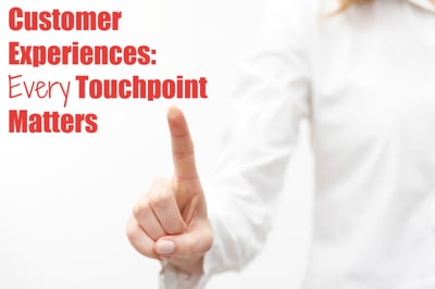 Bild mit der Aufschrift Customer Experience: Every touchpoint matters