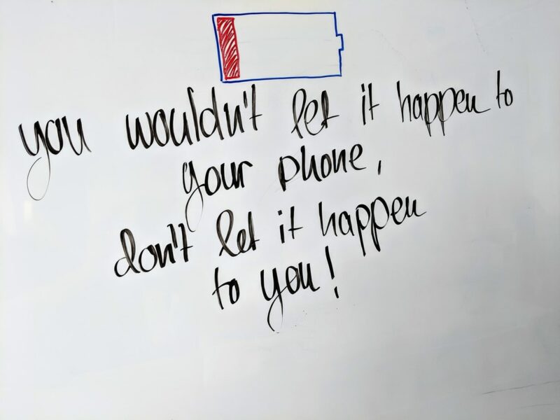 words on whiteboard
