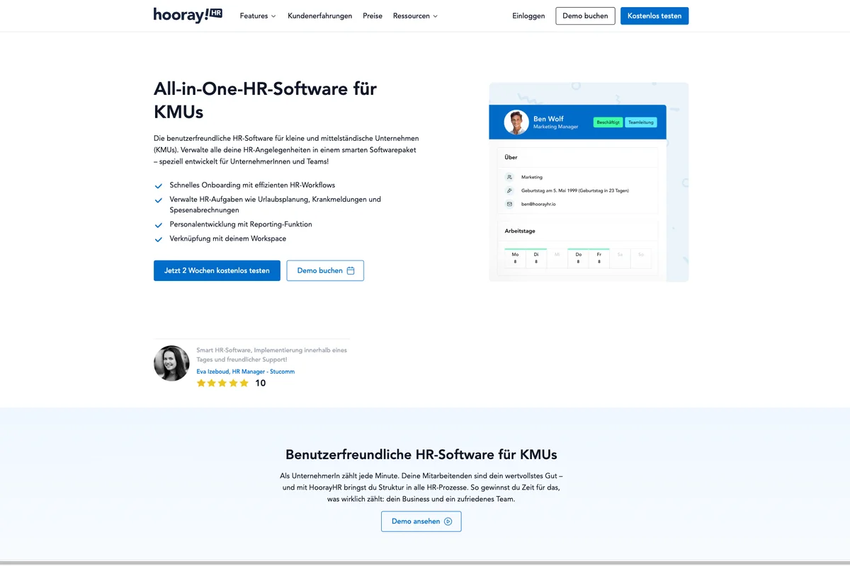 HoorayHR HR-Software