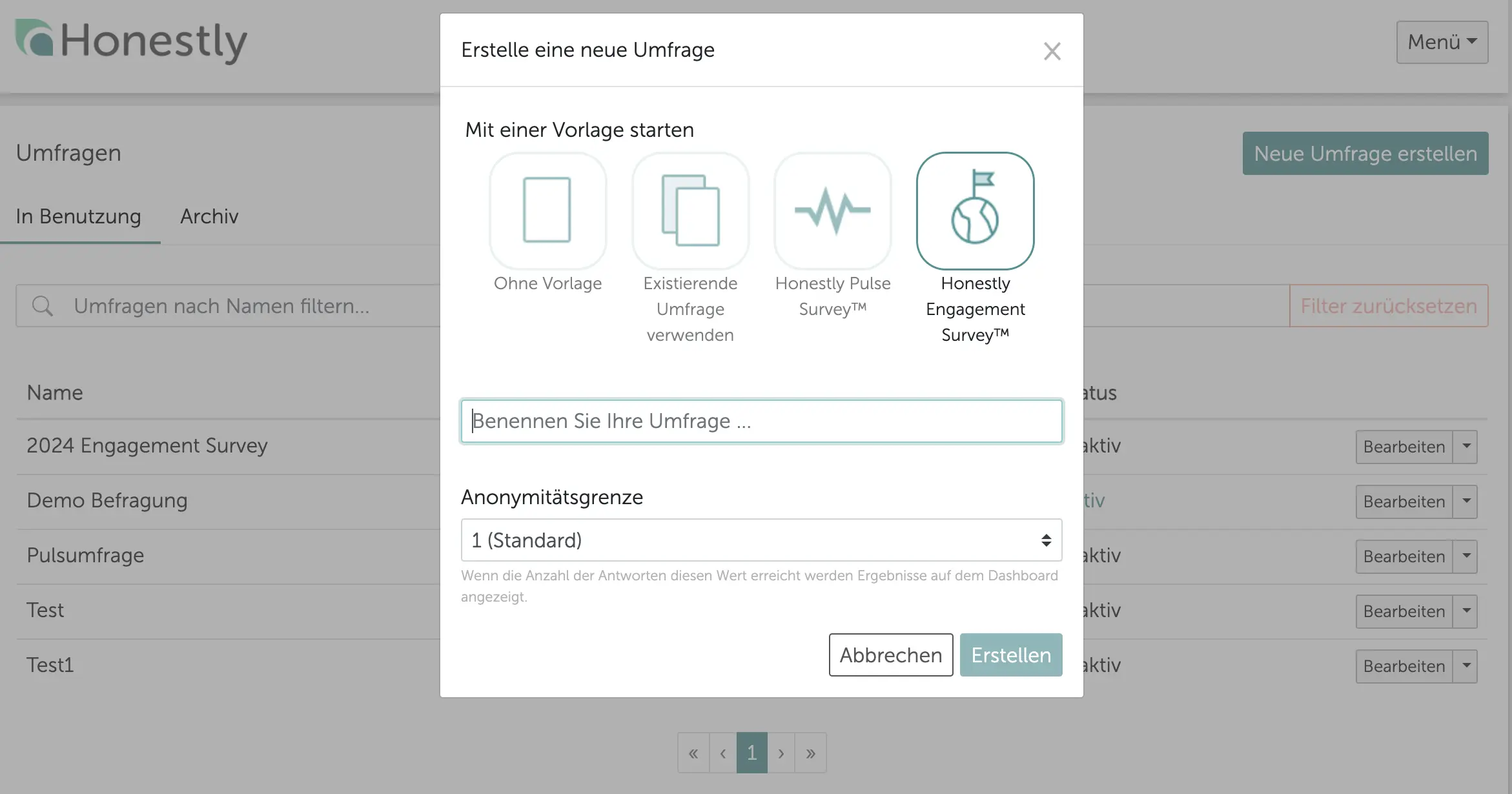 Mitarbeiterbefragung honestly Mitarbeiterbefragung honestly