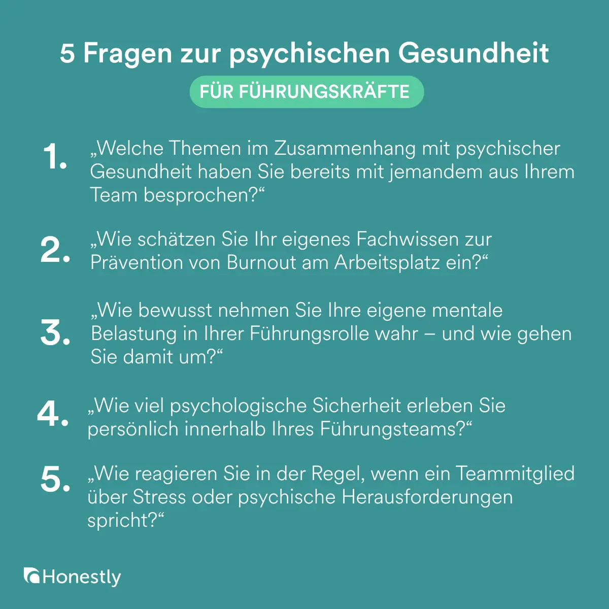Umfrage zur psychischen questions leaders Umfrage zur psychischen questions leaders