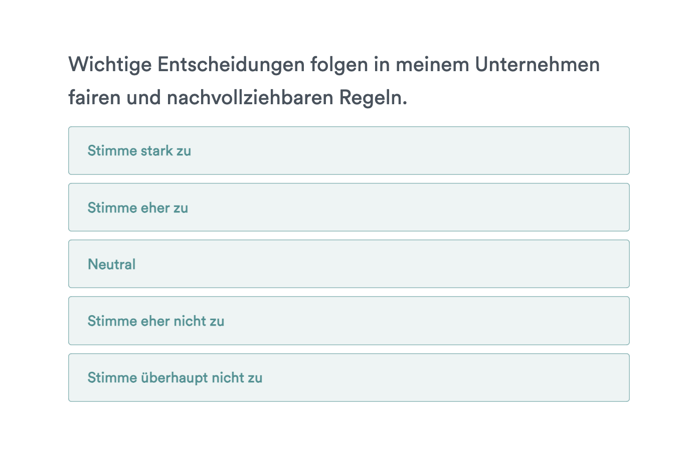 honestly jährliche Mitarbeiterbefragung